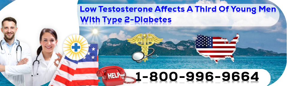 low testosterone affects a third of young men with type 2 diabetes