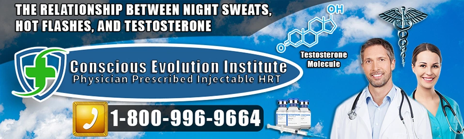 the relationship between night sweats hot flashes and testosterone