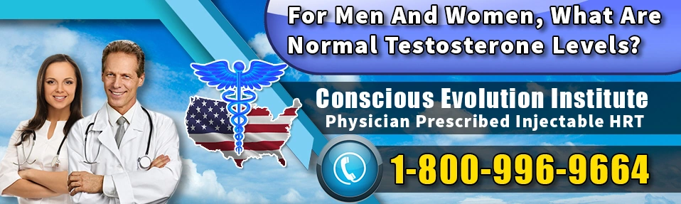 what are normal testosterone levels for men and women throughout life