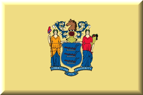 New Jersey state flag, medical clinics