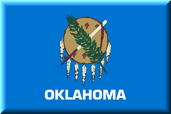 Oklahoma state flag, medical clinics