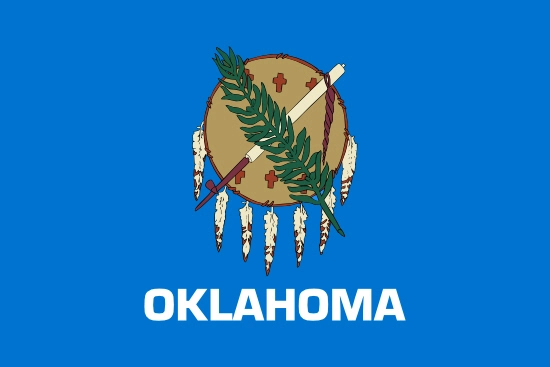 Oklahoma state flag, medical clinics