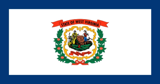 West Virginia state flag, medical clinics