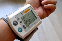 measuring blood pressure