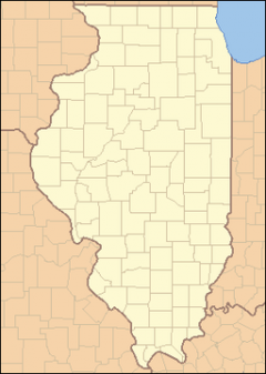 Located slightly southwest of the center of Illinois