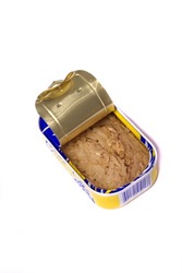 tuna from a tin can