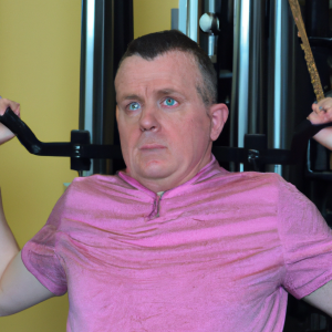 a professional appealing image of a caucasian man or woman exercising in a gym 653 300x300
